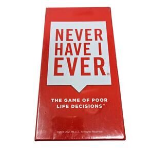 NEW Never Have I Ever Party Card Game Age 17+ 4-12 Players